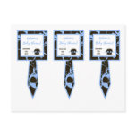 3 Cup Cake Picks Boy Blue Punk Rock Skull Flame Postcard