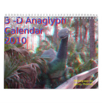 3-D Anaglyph Photo Calendar
