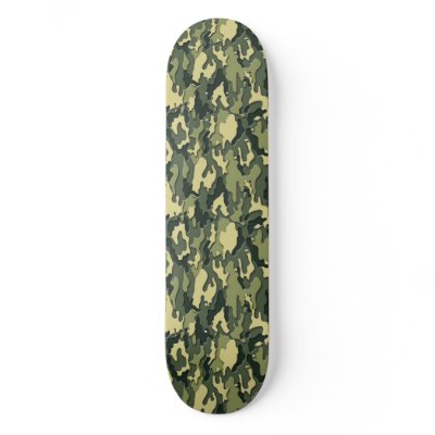 3-D Camo Skateboard by odd_eyed