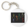 3-D Dancing Skeletons Keychains