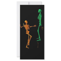 3-D Dancing Skeletons rack cards by YourStore 3-D Dancing Skeletons rack cards
