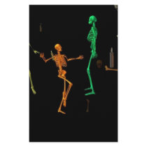 3-D Dancing Skeletons stationery by YourStore 3-D Dancing Skeletons stationery