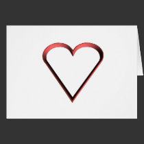 3-D Heart cards