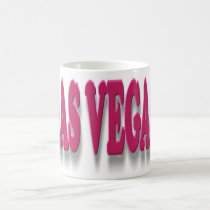 3 D HOT PINK Las Vegas Mug