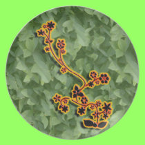 3-D Leafy Floral plate plates