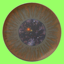 3-D Mind's Brown Eye plate plates