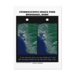 3-D Stereoscopic Image Pair Honolulu, Oahu Post Cards