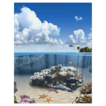 3-D Underwater letterhead by YourStore 3-D Underwater letterhead