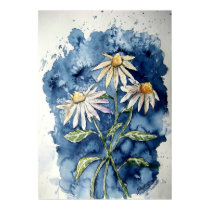 3 daisies posters