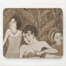'3 Dancers'  in sepia mousepad