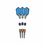 3 Darts Name Drop Embroidered Polo Shirt