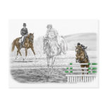 3-Day Eventing Horses | Combined Training Post Card