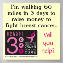 3-Day Fundraising Poster