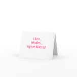 3 days...60 miles...Support Matters! Card