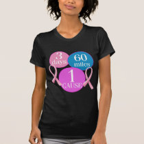 3 Days 60 Miles t-shirts