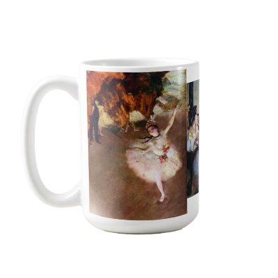3 different Ballet Paintings by Edgar Degas Coffee Mug by MasterpieceCafe