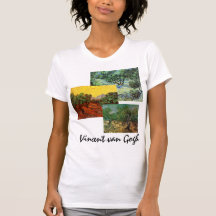 3 different Van Gogh Olive Grove Trees Vintage Art T Shirts