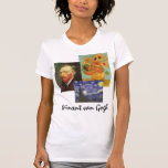 3 different Vintage van Gogh Famous Art Paintings Shirt