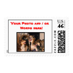 3 Dogs Singing - Customize This Stamp!