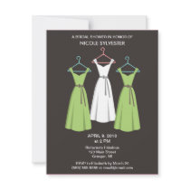 3 Dresses Bridal Shower Invitations by bridalboutique 3 Dresses Bridal Shower Invitations