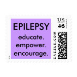 3 e's under EPILEPSY Postage