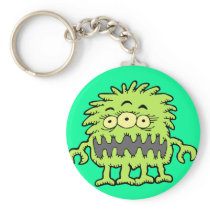 3 Eyed Mongo Monster Key Chains