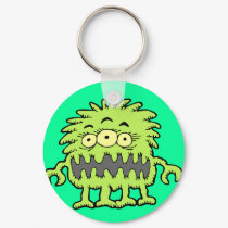 3 Eyed Mongo Monster keychains