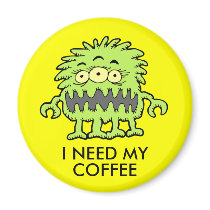 3 Eyed Mongo Monster Fridge Magnet
