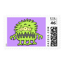 3 Eyed Mongo Monster Stamps
