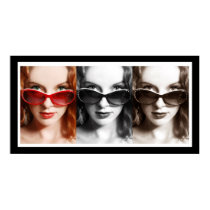 3 faces HUGE HUGE HUGE print