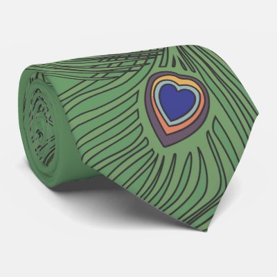 3 Feathers Peacock Tie For Weddings by samack