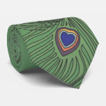 3 Feathers Peacock Tie For Weddings