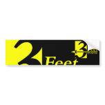 3 Feet - Designer style Bumper Stickers