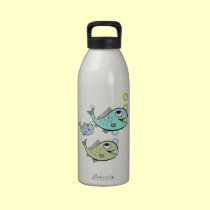 3 FISHIES GROOVIN' water bottles