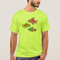 artsprojekt, fish, fishes, feesh, fesh, fosh, Camiseta com design gráfico personalizado