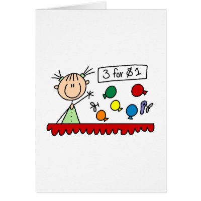 3 For $1 Fair Stick Figure Card by stick_figures