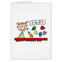 3 For $1 Fair Stick Figure Card