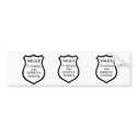 3 for 1: Police: To Harass and Generate Revenue bumper stickers