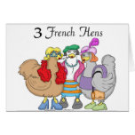 3 French Hens Card