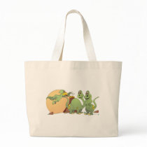 3 Friendly Dinosaurs Tote Bag