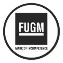 3" FUGM by SAB Sticker by sabdesign 3" FUGM by SAB Sticker