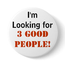 3 Good People - 3" Button