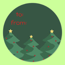 3 green trees stickers by trish1968 3 green trees stickers
