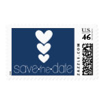 3 Heart | Save the Date Postage Stamps