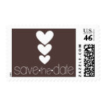 3 Heart | Save the Date Postage Stamp
