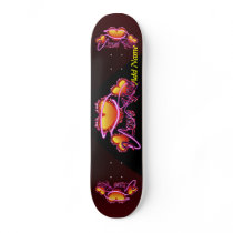 3 Hearts Angel Wings I Love You sign. Skateboard Decks
