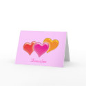 3 Hearts - Greeting Card by wierka 3 Hearts - Greeting Card