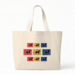 3-Horse-Riders Canvas Bags