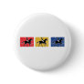 3-Horse-Riders Pinback Buttons