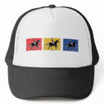 3-Horse-Riders Trucker Hats